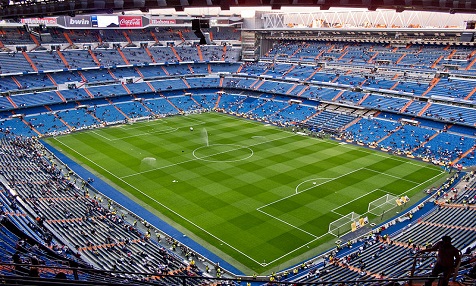 Estadio Santiago Bernabéu de Real Madrid