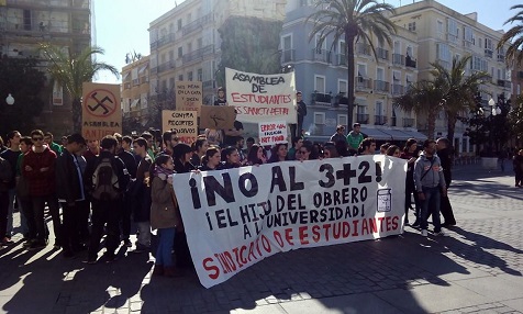 Studentenproteste in Spanien