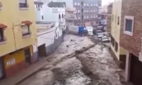 Unwetter in Andalusien