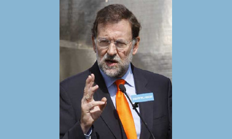 Wahlkampf in Spanien: Jugendlicher schlägt Rajoy